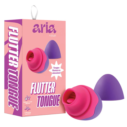 Aria Flutter Tongue-Purple 4.25"