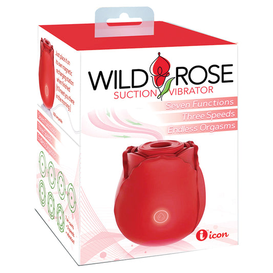 Wild Rose Rechargeable Silicone Suction Vibrator