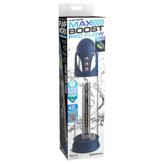 Pump Worx Max Boost Pro Flow-Blue/Clear