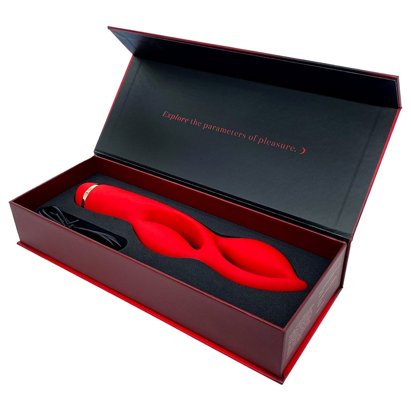 Pepper Paramour G-Spot & A-Spot Vibrator Red/Gold