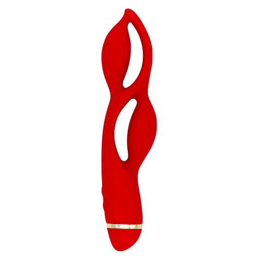 Pepper Paramour G-Spot & A-Spot Vibrator Red/Gold