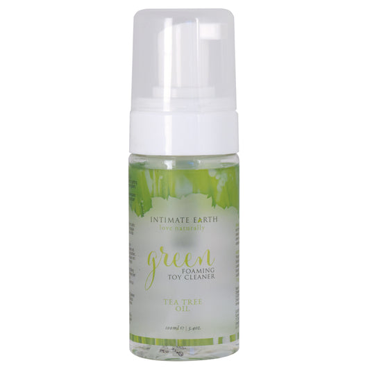 Intimate Earth Foaming Toy Cleaner-Green Tea Tree 3.4oz