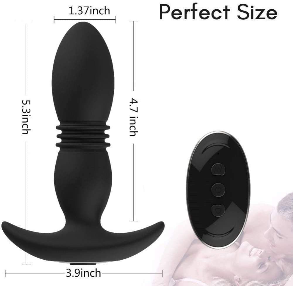 Anal Bead 10 Modes Adult Sex toys with Remote Control -Anal Stimulator Vibrating Anus Plug for Men; Women and Couples Butt Plug; Soft Silicone Anal Plug Sex Toy for Men; Women and Couple