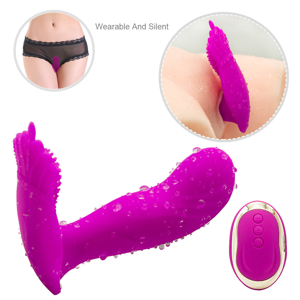 10 Vibration Modes Vibration Panty Vibrator for Women Waterproof Smooth Silicone Stimulator USB Rechargeable Portable Electric Dual Motor Silent Underwear G spot Vibrator