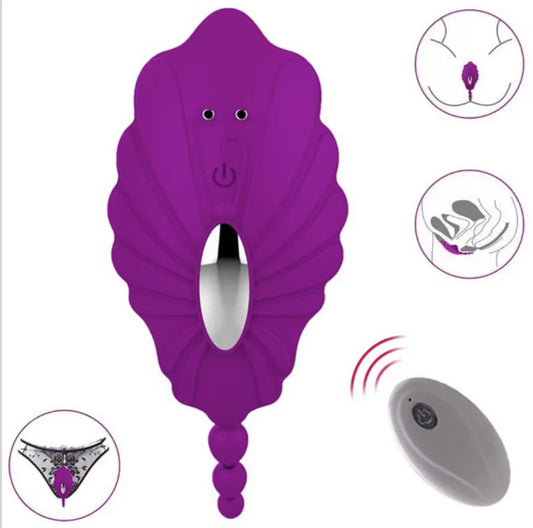 Seashell 10 speeds Pink Color Remote Control clitoral vibrator invisible vibrator