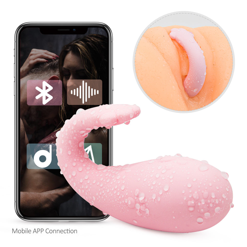 Invisible Wearable App Vibrator for G Spot Clitoral Stimulation; Multi Vibrating Modes Stimulation Remote Control; Waterproof USB Rechargeable and Silence Sex Stimulator