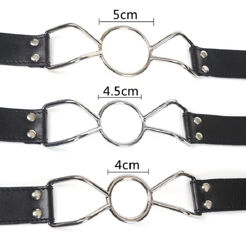 Sex Toys Ring Gag Flirting Open Mouth with O-Ring During Sexual Bondage, Roleplay and Adult Erotic Play for Couples BDSM toys