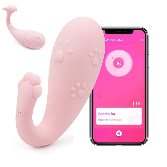 Invisible Wearable App Vibrator for G Spot Clitoral Stimulation; Multi Vibrating Modes Stimulation Remote Control; Waterproof USB Rechargeable and Silence Sex Stimulator