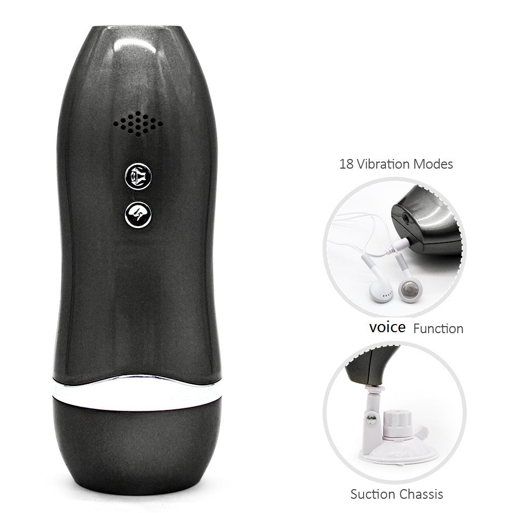 Automatic Male Masturbators Cup with 7 Vibration Mode Super Quite Hands-Free Electric Pocket Sleeve Stroker