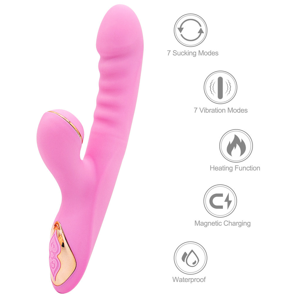 CR-DZ Dibey Rabbit 13th Generation Vibrator Pink