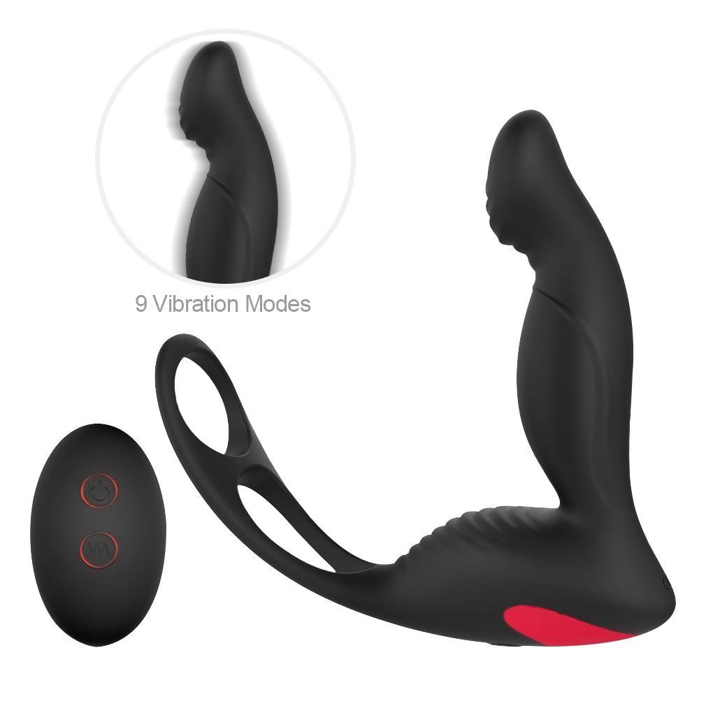 10 Speeds and Patterns Electric Massager for Man,Waterproof Rechargeable Prostrate Prostata Stimulator Toy,Whisper Quiet