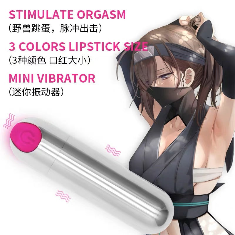 Mini Bullet Vibrator 10 Speed  USB Charging G Spot Vibration