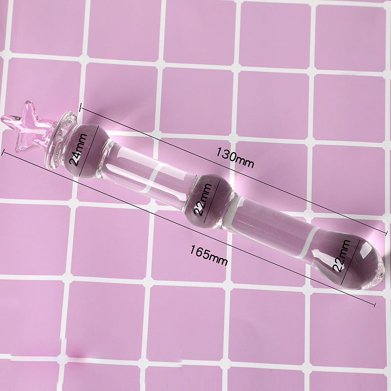 High-grade Crystal Glass Dildo Penis Glass Beads Anal Plug Butt Plug Sex Toys For Man Woman Couples Vaginal And Anal Stimulation