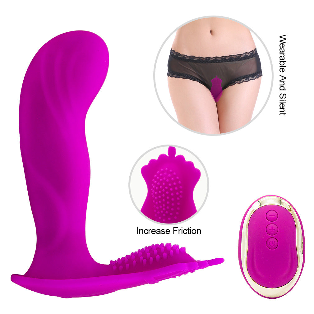 10 Vibration Modes Vibration Panty Vibrator for Women Waterproof Smooth Silicone Stimulator USB Rechargeable Portable Electric Dual Motor Silent Underwear G spot Vibrator