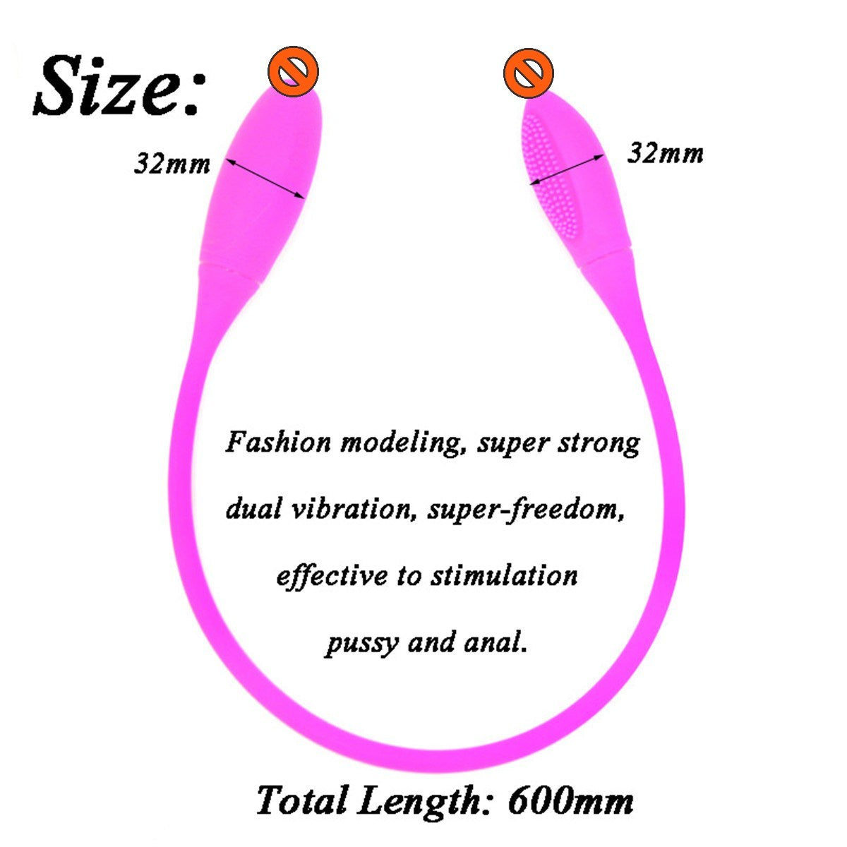 Double Head Vibrating Toy 2Bullet Vibrators Penetration Silent Women Clitoris Powerful Big Plug Anal18 Soft Masturbator Sex Toys