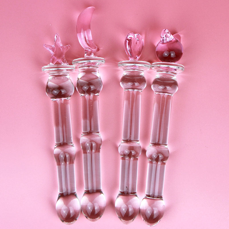 High-grade Crystal Glass Dildo Penis Glass Beads Anal Plug Butt Plug Sex Toys For Man Woman Couples Vaginal And Anal Stimulation