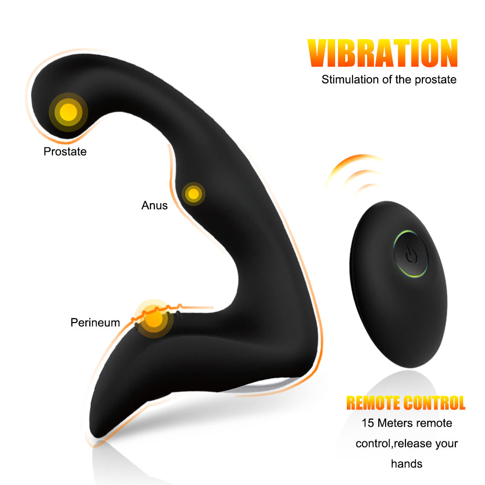 Anal Plug Vibrator - Anal Toys Butt Plug with App & Remote Control; Prostate Massager with Anti-Slip Design; Adult Male Sex Toys for Womens Men's Pleasure