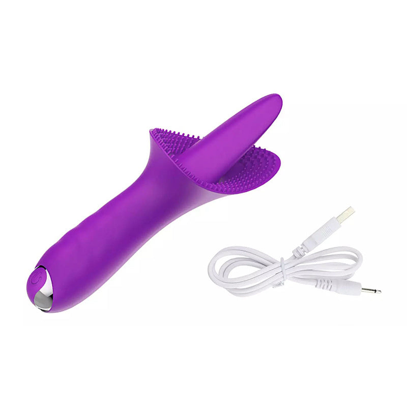 10 Freq Powerful Clitoral G spot Stimulator Tongue Vibrator Sex Toy