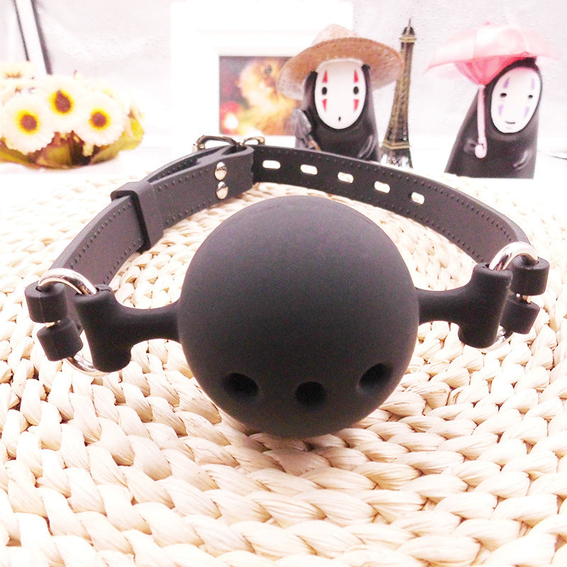 Soft Silicone Gag Ball BDSM Oral Bondage Gear Fetish Open Mouth Breathable Sex Toys For Couples Cosplay Slave Exotic Accessories