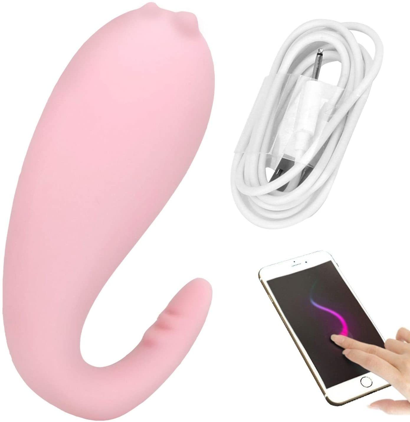 Invisible Wearable App Vibrator for G Spot Clitoral Stimulation; Multi Vibrating Modes Stimulation Remote Control; Waterproof USB Rechargeable and Silence Sex Stimulator