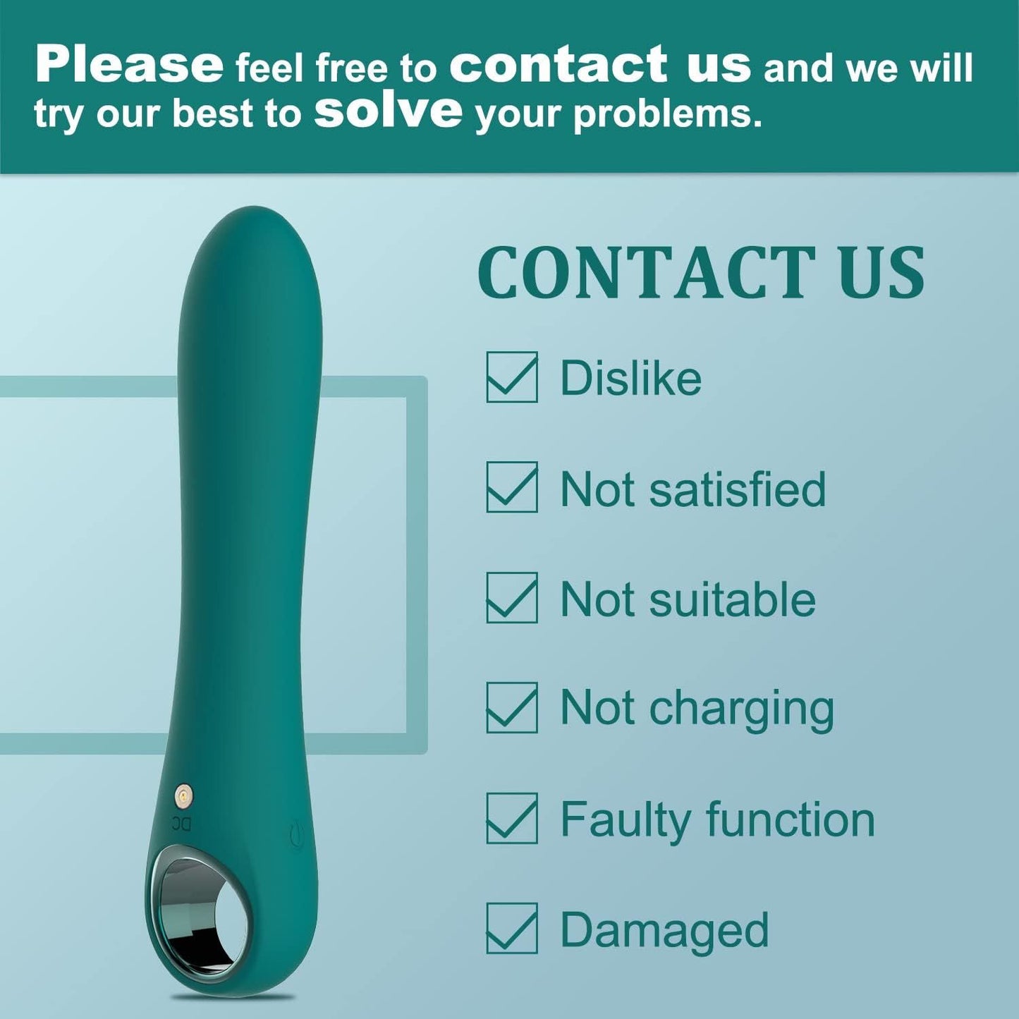 G Spot Vibrator Dildo with 10 Vibration Modes, Powerful Vibrating Massagers for Clitoral Vagina and Anal Stimulation