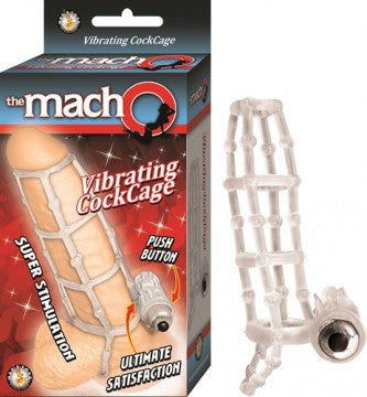 The Macho Vibrating Cockcage - Black